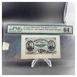 Third Issue 15ï¿½ Fractional Currency, Graded Choice
