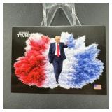 Custom Donald Trump Color Blast Card.