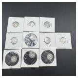 10 Silver Mercury Dimes