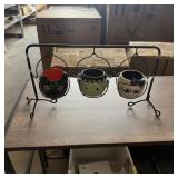 New 3-piece Temp-tations Halloween Metal Display