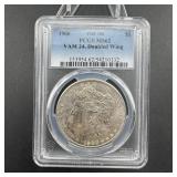1900 Top 100 VAM-24 Double Wing Morgan silver doll