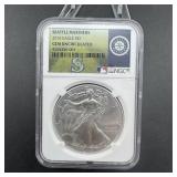 2015 Seattle Mariners commemorative Silver Eagle.