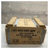 Wooden M2 Ammunition Box, Approximately 12  16 I