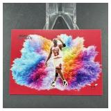 Custom Michael Jordan Color Blast Basketball Card.