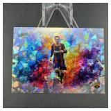Custom Lionel Messi Cracked Ice Color Blast Soccer