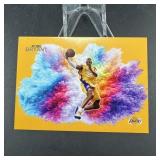 Custom Kobe Bryant Color Blast Basketball Card.