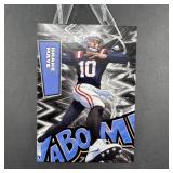 Custom Drake Maye Kaboom Football Card.