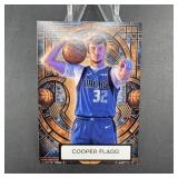 Custom Cooper Flagg Stained Glass Basketball Card.
