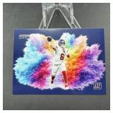 Custom Jackson Dart Color Blast Football Card.