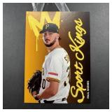 Custom Sports Kings Paul Skenes Baseball Card.