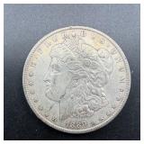 1889 Morgan Silver Dollar.