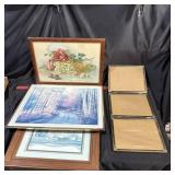 Assorted Frames w/ Artwork/Decor