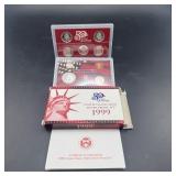 1999 United States Silver Proof Set.