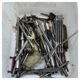 Drill Bit & Reamer Lot. Large lot of drill bits, r