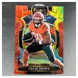 Chase Brown 2025 Select Tie-Dye Football Card #6/5