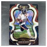 Luther Burden 2025 Select Tri-Color Rookie Footba9