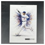 Custom Shohei Ohtani Graffiti Color Blast Basebald