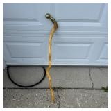 Brass Horse Hame Walking Cane