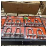 Eight 2-inch Clevices