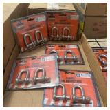 Ten 2-inch Clevices