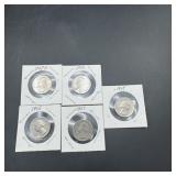 (5) Collectible 1965-1968 Quarters