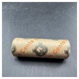 Vintage original roll of Australian nickels.