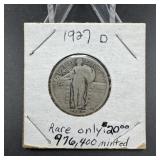 1927-D Standing Liberty Silver Quarter