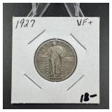 1927 Standing Liberty Silver Quarter