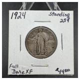 1924 Standing Liberty Silver Quarter