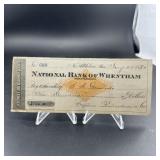 1880 National Bank of Wenham, Massachusetts Curren