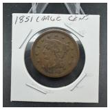 1851 Large Cent