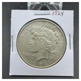 1924 Peace Silver Dollar