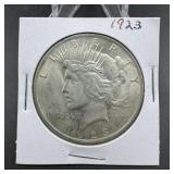 1923 Peace Silver Dollar