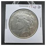 1923-D Peace Silver Dollar