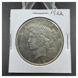 1922 Peace Silver Dollar