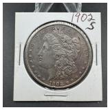 1902-S Morgan Silver Dollar