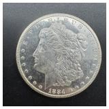 1884-CC Uncirculated Morgan Silver Dollar