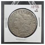 1898-S Morgan Silver Dollar