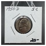 1950-D BU Jefferson Nickel