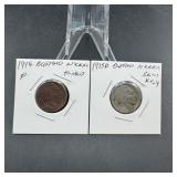 Two Buffalo Nickels