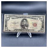 1953 $5 Red Seal Note