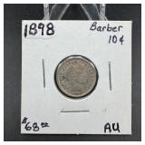 1898 Barber Silver Dime