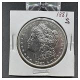 1881-S Morgan Silver Dollar