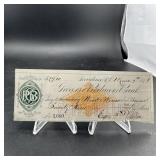 1878 Grocers Produce Bank Currency