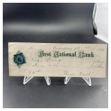 1879 First National Bank Currency