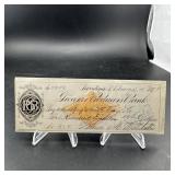 1878 Grocers Produce Bank Currency