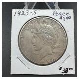 1923-S Peace Silver Dollar