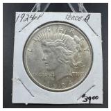 1924 Peace Silver Dollar