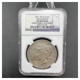 1921 High Relief Peace Silver Dollar AU Details