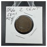 1866 Two-Cent Piece